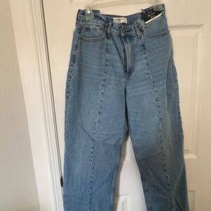 Abercrombie & Fitch Light Blue Boyfriend Jeans